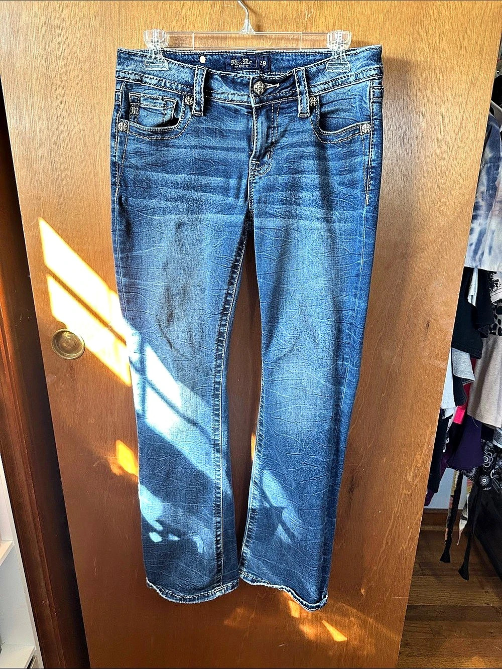Miss Me Los Angeles Skinny Jeans Blue Waist 29 Like New